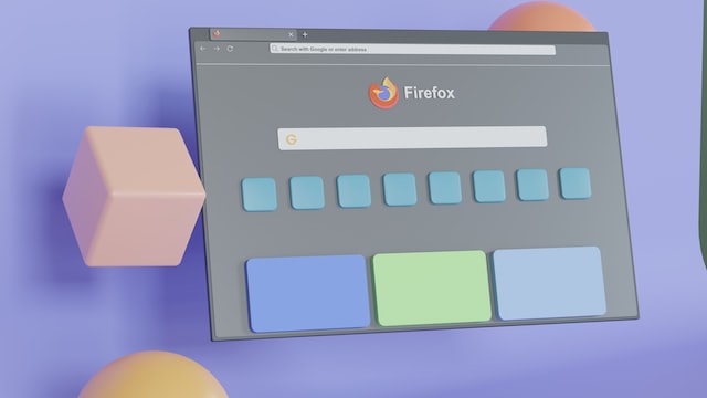 firefox browser page animated