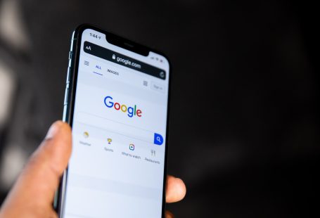 google search opened on the phone